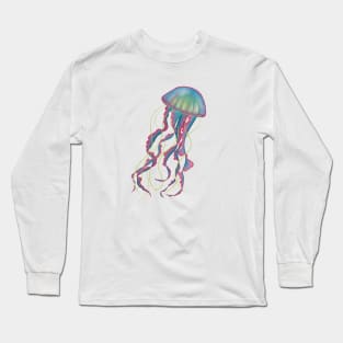 Amazing glowing jellyfish Long Sleeve T-Shirt